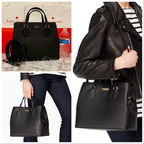 SALE New KS Saffiano Leather Evangelie Satchel - Picture 2 of 4